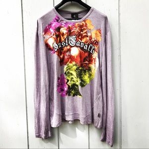 NWT Italian designer Roberto Cavalli punk tee $220